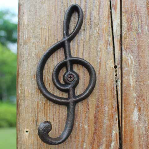 Music Note Wall Hook 01