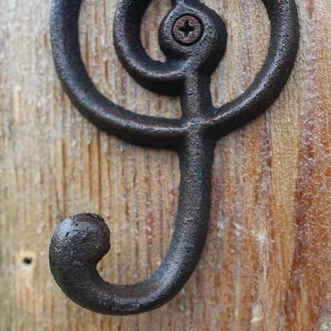 Music Note Wall Hook 03