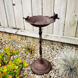 Cast Iron Bird Bath Feeder 1