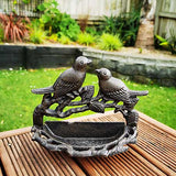 Bird Bath Feeder Vintage Outdoor Stand Bowl 2 website