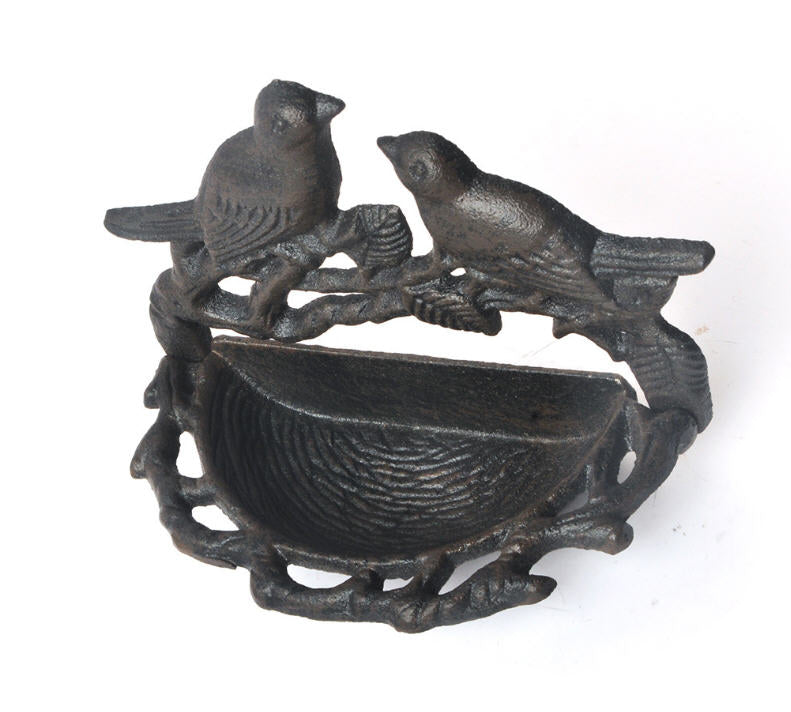 Bird Bath Feeder Vintage Outdoor Stand Bowl 4
