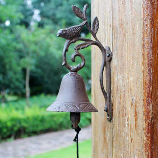 Bird On Leaf Bell 01