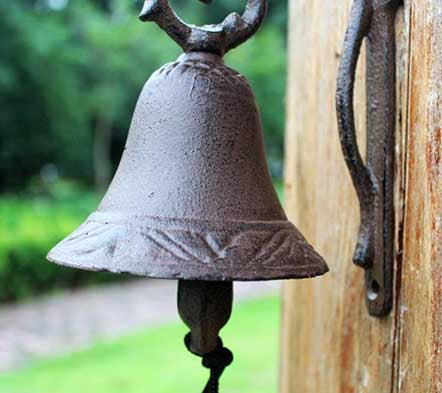 Bird On Leaf Bell 03