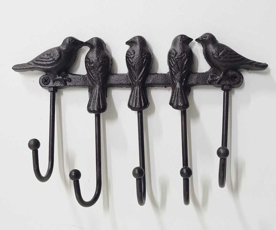5 Birds on a 5 Hook Rack 1