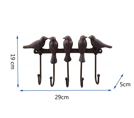 5 Birds on a 5 Hook Rack 2