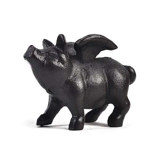 Cast Iron Flying Pig 1
