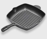 26cm Cast Iron Grill Pan 2