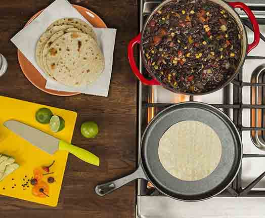 26cm Round Griddle Frying Pan 4
