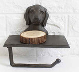 Dog Head Toilet Paper Roll Holder 1
