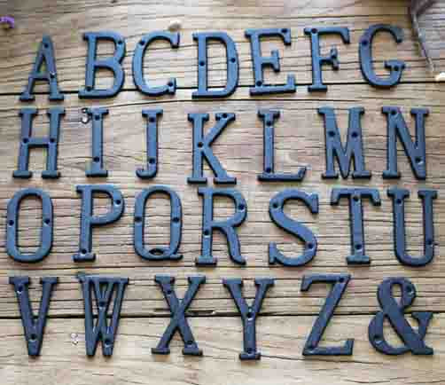 Door Alphabet Letters 01