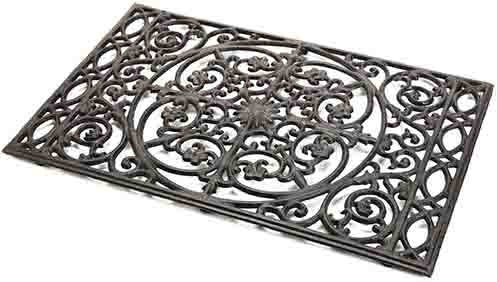 Ornate Cast Iron Doormat 03