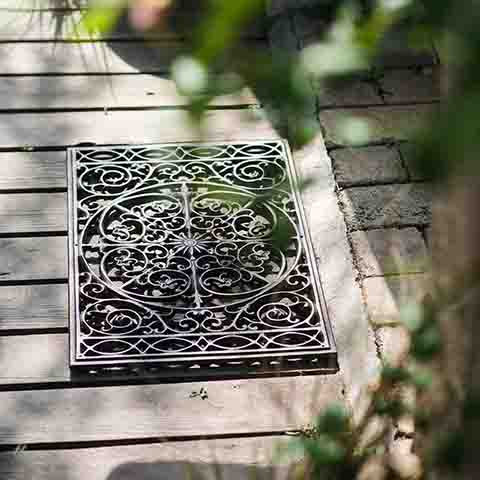 Ornate Cast Iron Doormat 06