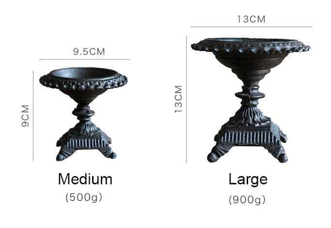 Cast Iron Candle Holder (Large) 4