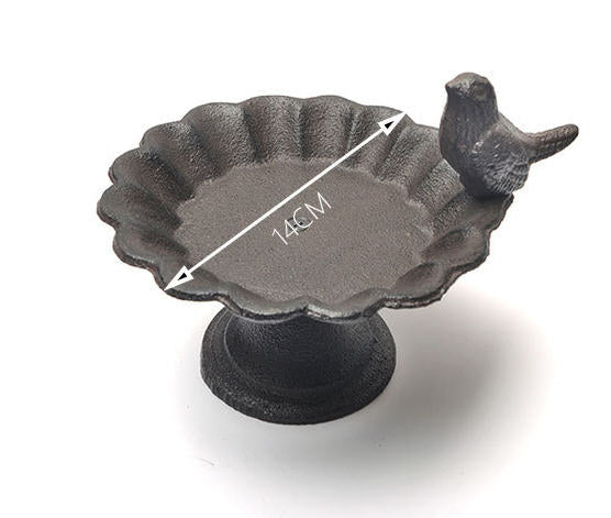 Cast Iron Bird Feeder Garden Stand Birdbath 02
