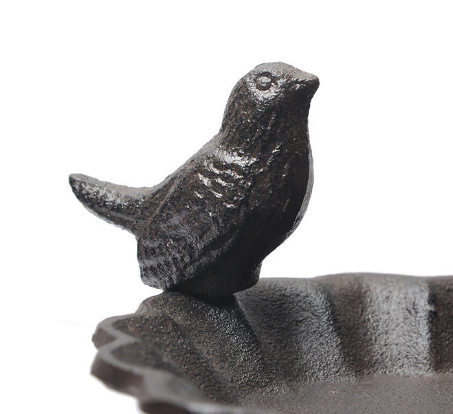 Cast Iron Bird Feeder Garden Stand Birdbath 05