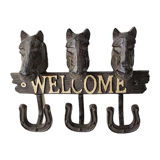 3 Horse Head Hooks Rack Website