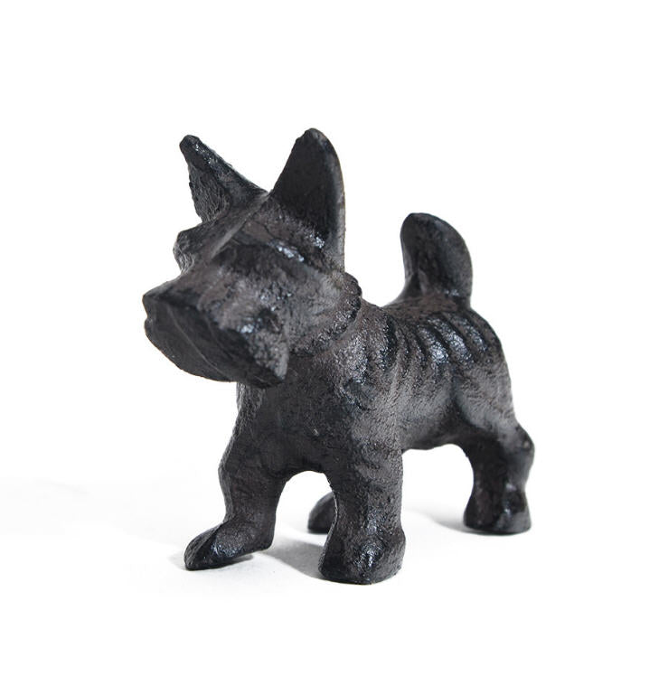 Cast Iron Dog Ornament Paper Weight 1