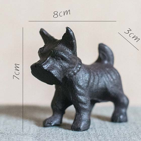 Cast Iron Dog Ornament Paper Weight 4