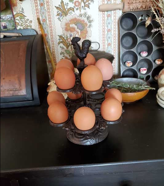 two tiers egg rack 6