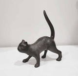 Cast Iron Cat Sculpture 3