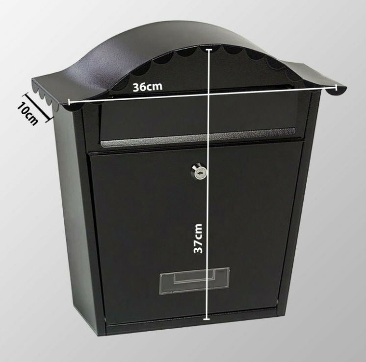 Traditional Letter Box Wall Mounted With Key Lock 2