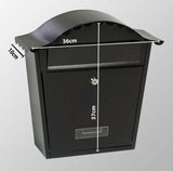 Traditional Letter Box Wall Mounted With Key Lock 2