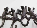 Gecko Lizards Wall Hooks 4 Hook Rack 2