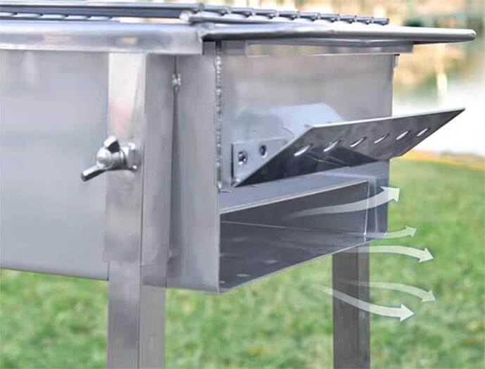 80cm Stainless Steel Grill YZTM 03
